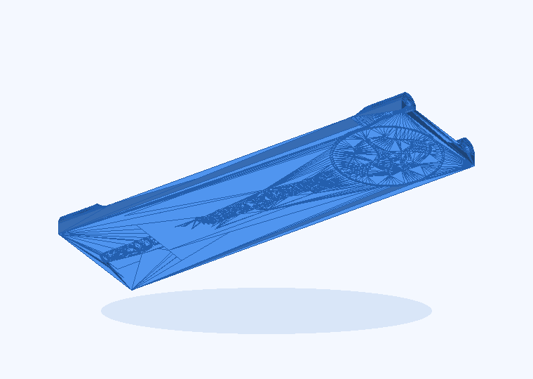 3D render of the Shower Brush Bracket