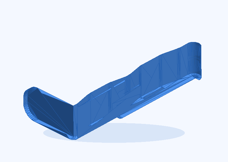 3D render of the U-cuff Mount