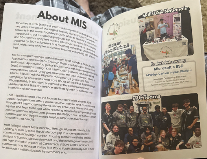 Open Global 100 Ideas publication featuring a profile of Minorities in STEM